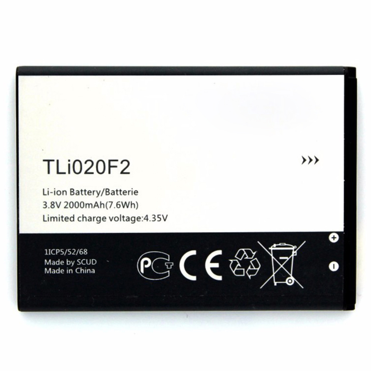 TLI020 °F1 TLI019B2. for Smartphone Phone Alcatel One Touch Pop C7 – Pop C7 Dual TLI020 A1 3.8 V TLI020G1 vhbw Li-Ion Battery 1500 mAh