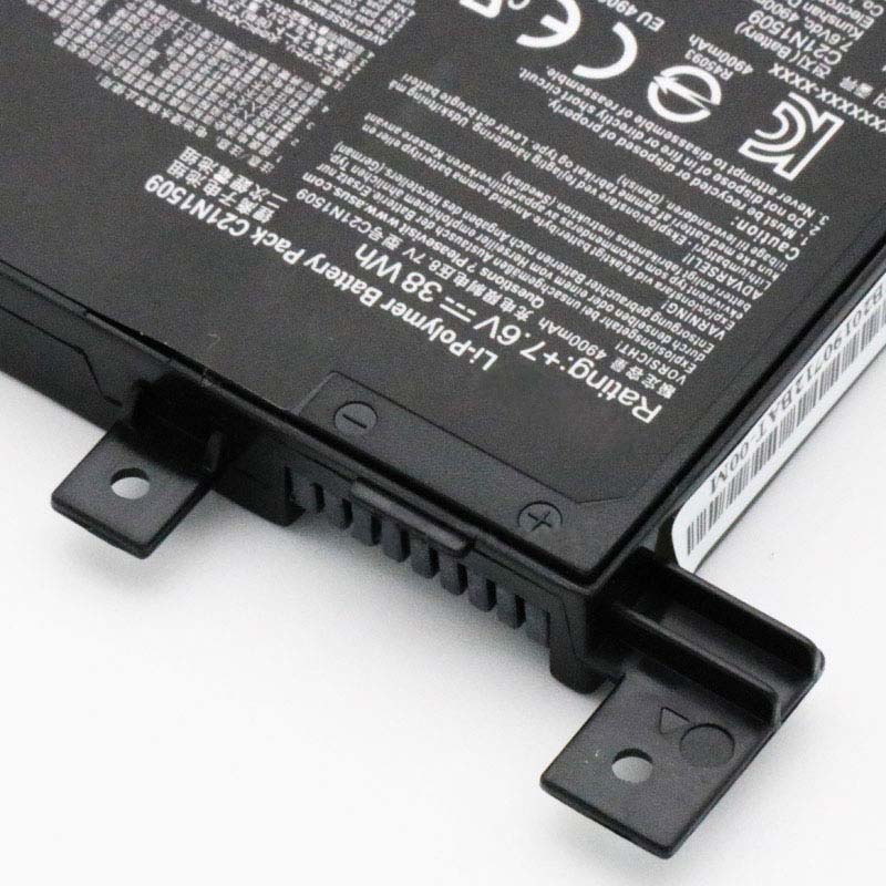 NewNet Batteria C21N1509 Compatibile ASUS X556U, F556U, K556U Serie [5000mAh 7.6V 2 Celle] – Ricambio Per C21pq9h 0B200-01750000