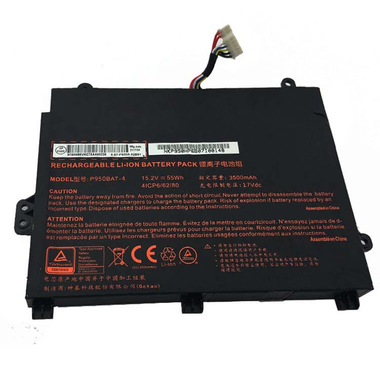 P950BAT-4 laptop battery