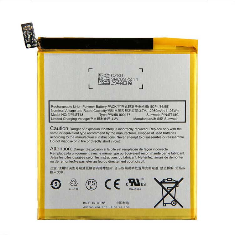 ST18 notebook battery