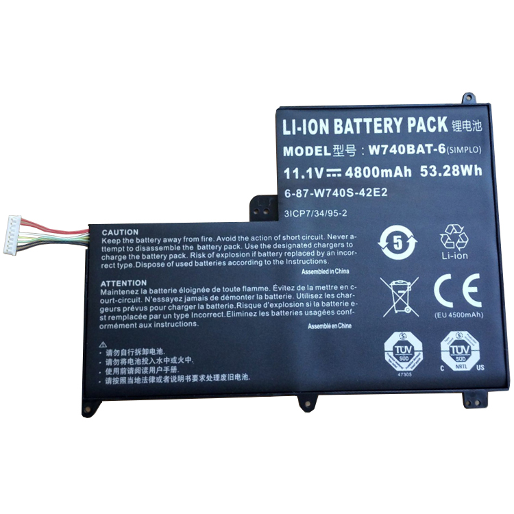 W740BAT-6 laptop battery