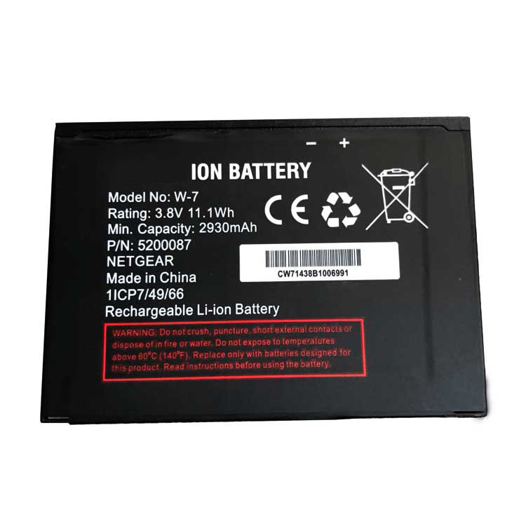 W7 notebook battery